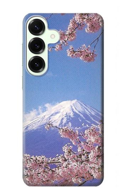 S1060 Mount Fuji Sakura Cherry Blossom Case For Samsung Galaxy S25 Plus