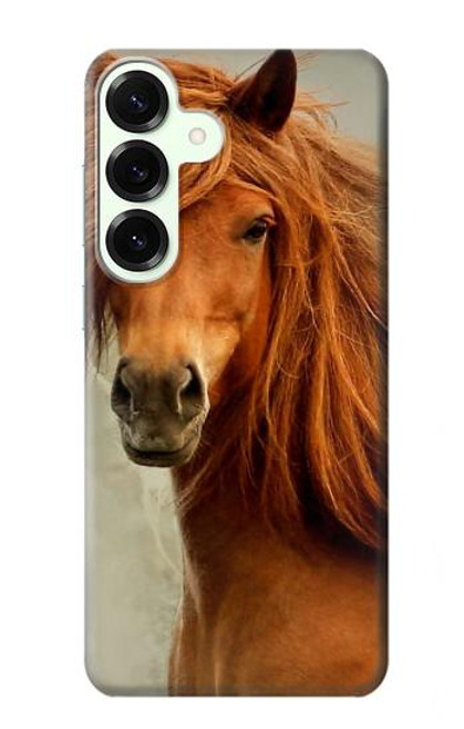 S1595 Beautiful Brown Horse Case For Samsung Galaxy S25 Plus