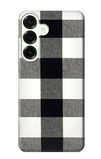 S2842 Black and White Buffalo Check Pattern Case For Samsung Galaxy S25 Plus