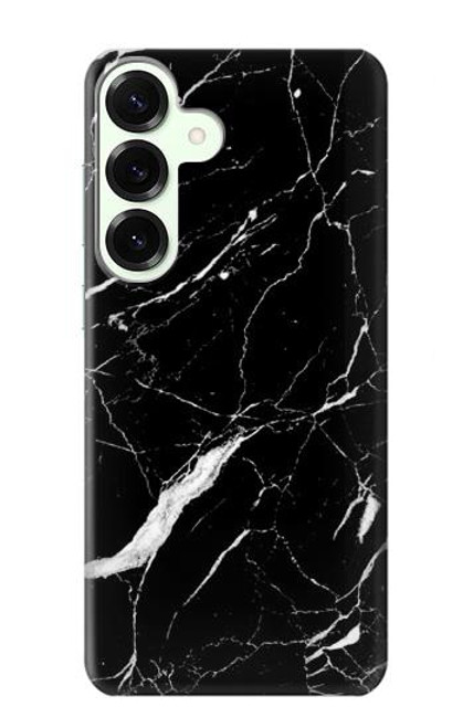 S2895 Black Marble Graphic Printed Case For Samsung Galaxy S25 Plus