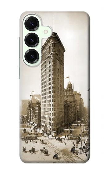 S3046 Old New York Flatiron Building Case For Samsung Galaxy S25 Plus