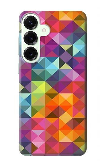 S3477 Abstract Diamond Pattern Case For Samsung Galaxy S25 Plus