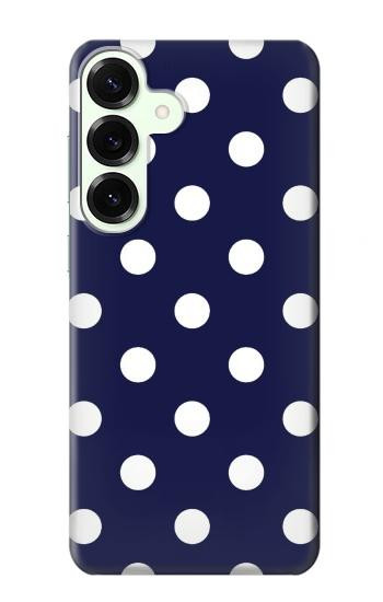 S3533 Blue Polka Dot Case For Samsung Galaxy S25 Plus