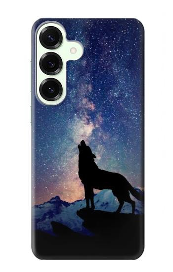 S3555 Wolf Howling Million Star Case For Samsung Galaxy S25 Plus
