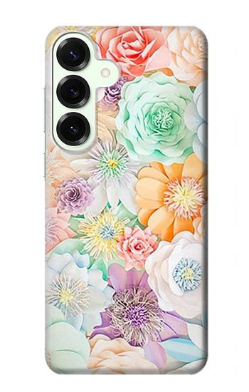 S3705 Pastel Floral Flower Case For Samsung Galaxy S25 Plus