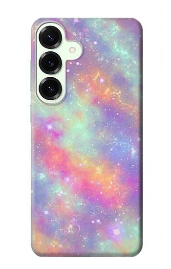 S3706 Pastel Rainbow Galaxy Pink Sky Case For Samsung Galaxy S25 Plus