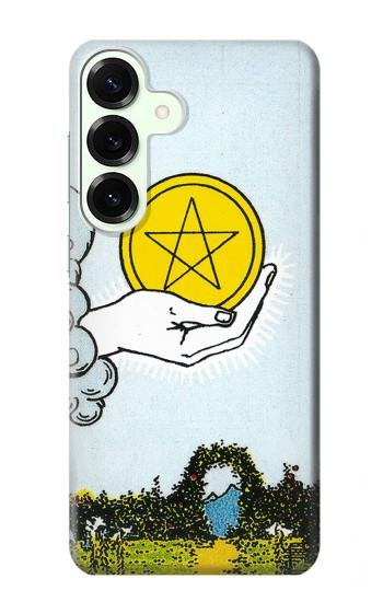 S3722 Tarot Card Ace of Pentacles Coins Case For Samsung Galaxy S25 Plus