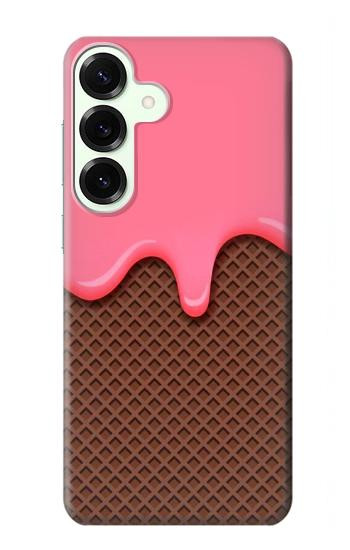S3754 Strawberry Ice Cream Cone Case For Samsung Galaxy S25 Plus