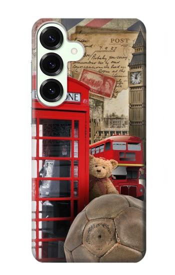 S3856 Vintage London British Case For Samsung Galaxy S25 Plus