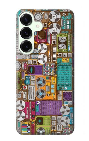 S3879 Retro Music Doodle Case For Samsung Galaxy S25 Plus