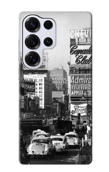 S0182 Old New York Vintage Case For Samsung Galaxy S25 Ultra