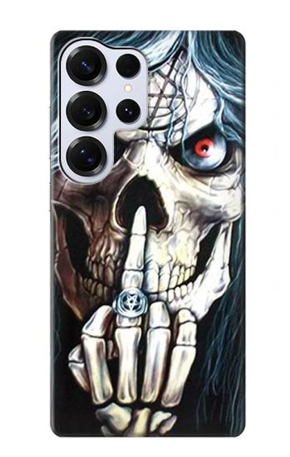 S0222 Skull Pentagram Case For Samsung Galaxy S25 Ultra
