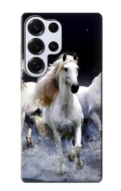 S0246 White Horse Case For Samsung Galaxy S25 Ultra