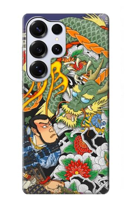 S0454 Japan Tattoo Case For Samsung Galaxy S25 Ultra