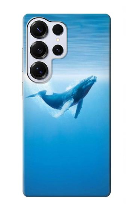 S0843 Blue Whale Case For Samsung Galaxy S25 Ultra