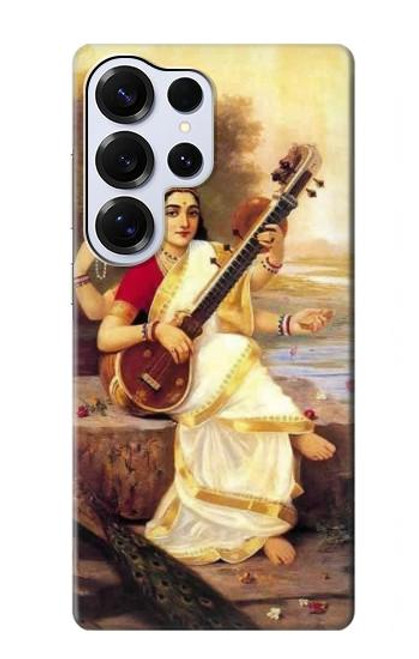 S1420 Saraswati Hindu Goddess Case For Samsung Galaxy S25 Ultra