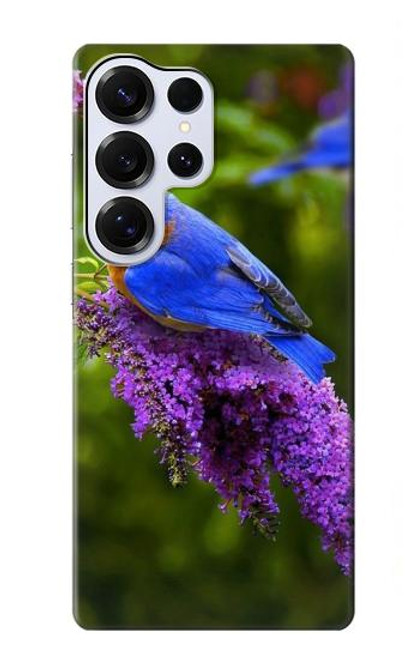 S1565 Bluebird of Happiness Blue Bird Case For Samsung Galaxy S25 Ultra