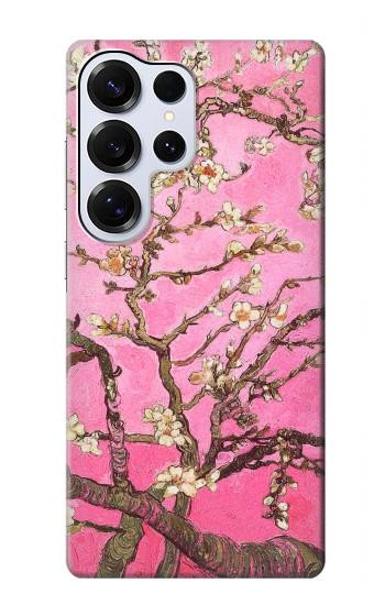 S2449 Pink Blossoming Almond Tree Van Gogh Case For Samsung Galaxy S25 Ultra
