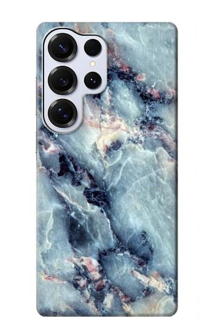S2689 Blue Marble Texture Graphic Printed Case For Samsung Galaxy S25 Ultra