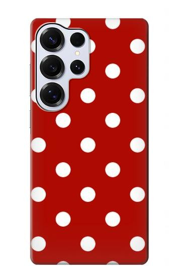 S2951 Red Polka Dots Case For Samsung Galaxy S25 Ultra