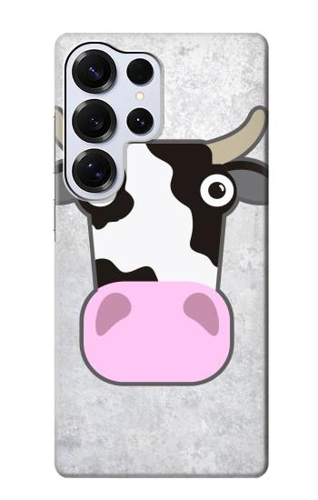 S3257 Cow Cartoon Case For Samsung Galaxy S25 Ultra