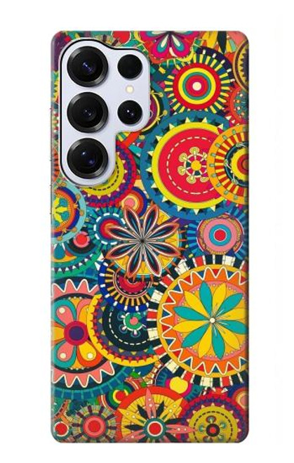 S3272 Colorful Pattern Case For Samsung Galaxy S25 Ultra