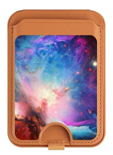 S2916 Orion Nebula M42 Magnetic Card Holder Wallet Stand with MagSafe for iPhone 16 15 14 13 Pro Max