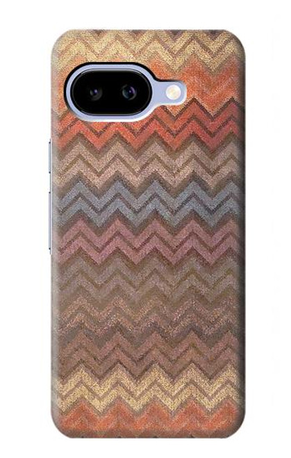 S3752 Zigzag Fabric Pattern Graphic Printed Case For Google Pixel 9a
