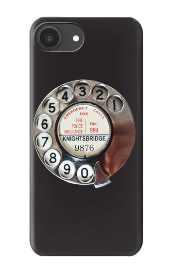 S0059 Retro Rotary Phone Dial On Case For iPhone 16e, 17e