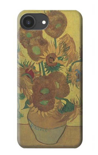 S0214 Van Gogh Vase Fifteen Sunflowers Case For iPhone 16e