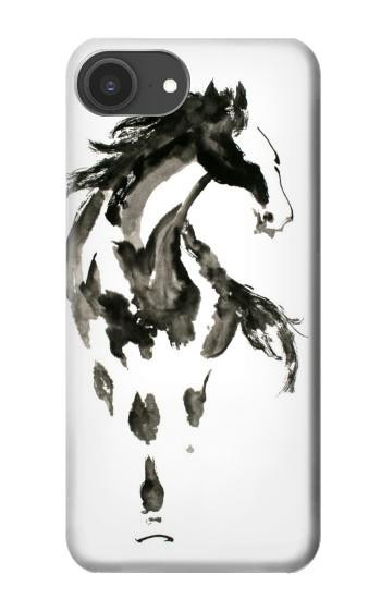 S1031 Horse Paintbrush Case For iPhone 16e, 17e