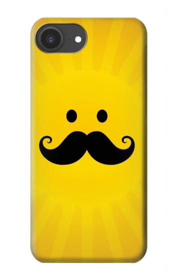 S1145 Yellow Mustache Sun Case For iPhone 16e, 17e