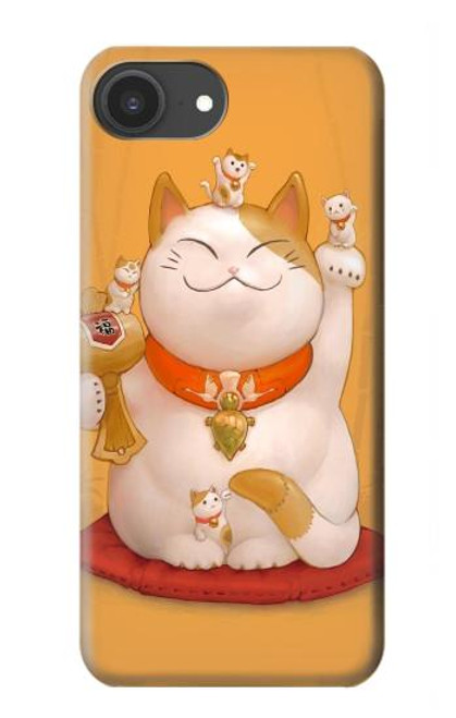 S1217 Maneki Neko Lucky Cat Case For iPhone 16e