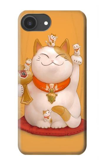 S1217 Maneki Neko Lucky Cat Case For iPhone 16e, 17e
