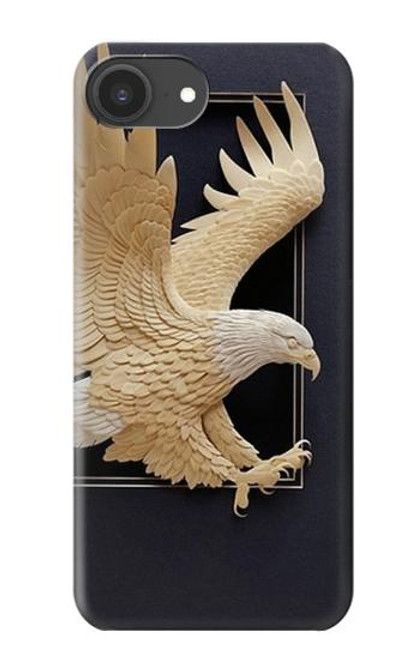 S1383 Paper Sculpture Eagle Case For iPhone 16e
