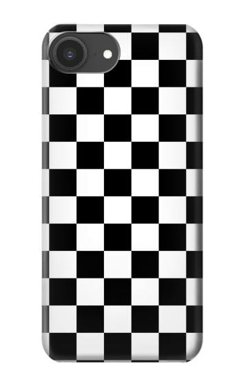 S1611 Black and White Check Chess Board Case For iPhone 16e, 17e