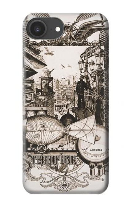 S1681 Steampunk Drawing Case For iPhone 16e