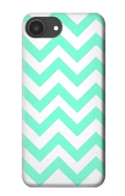 S1723 Mint Chevron Zigzag Case For iPhone 16e