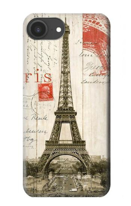 S2108 Eiffel Tower Paris Postcard Case For iPhone 16e