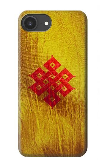 S2318 Eternal Knot Buddhist Spiritual Meditation Case For iPhone 16e, 17e