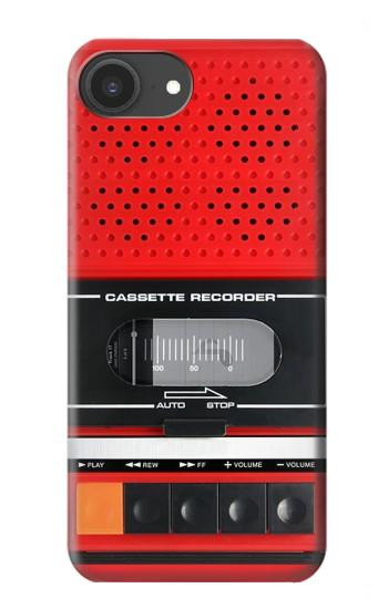 S3204 Red Cassette Recorder Graphic Case For iPhone 16e, 17e