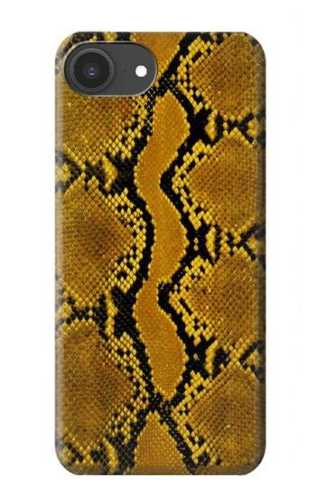 S3365 Yellow Python Skin Graphic Print Case For iPhone 16e, 17e