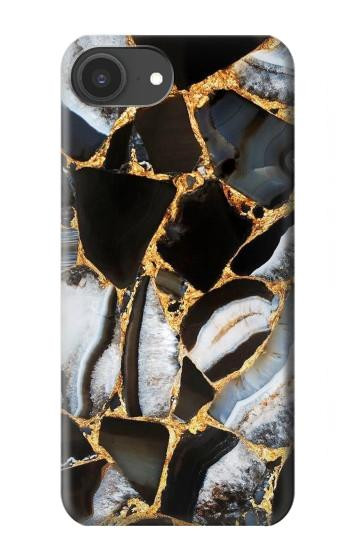 S3419 Gold Marble Graphic Print Case For iPhone 16e, 17e