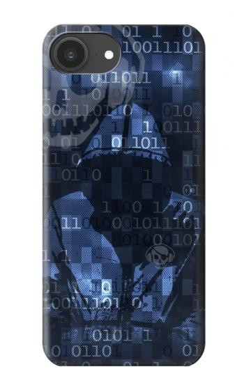 S3431 Digital Code Cyber Hacker Case For iPhone 16e