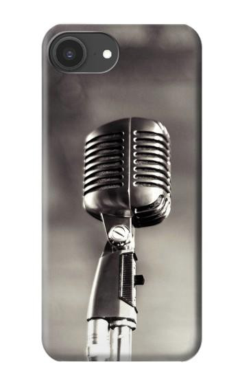 S3495 Vintage Microphone Case For iPhone 16e, 17e