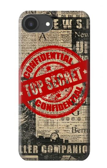 S3937 Text Top Secret Art Vintage Case For iPhone 16e, 17e