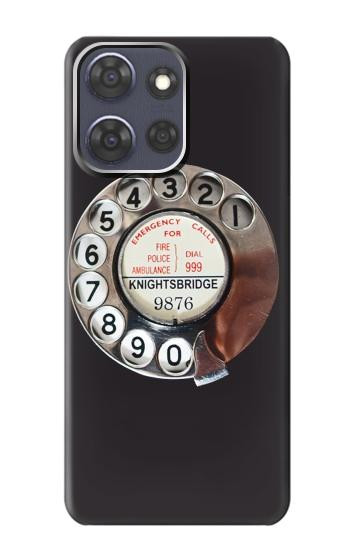 S0059 Retro Rotary Phone Dial On Case For Motorola Moto G Power (2025,2026)
