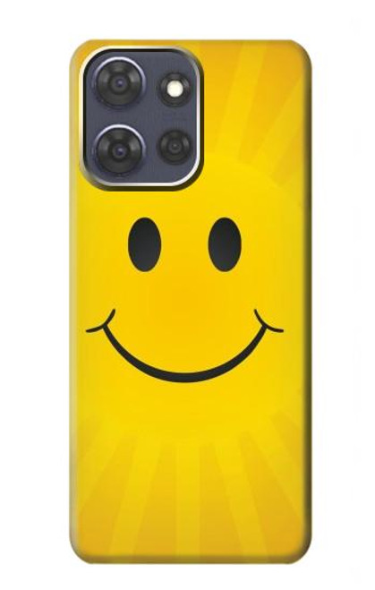 S1146 Yellow Sun Smile Case For Motorola Moto G Power (2025)