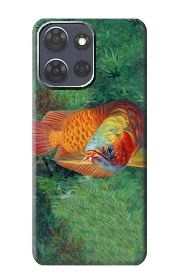 S1157 Red Arowana Fish Case For Motorola Moto G Power (2025,2026)