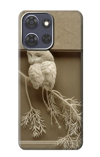 S1386 Paper Sculpture Owl Case For Motorola Moto G Power (2025,2026)